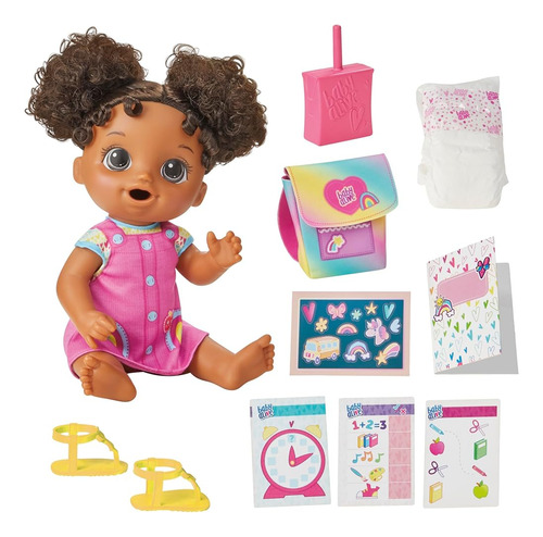 ~? Baby Alive Time For School Baby Doll Set, Back To School 