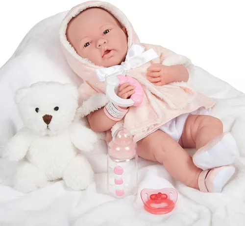 Jc Toys la recién nacido-realista 17" anatómicamente correcto "Real Girl" Baby Doll 