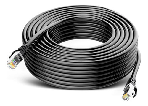 Cable Utp X 50m Cat6  Fichas Inyectadas Listo P/ Usar Extef9