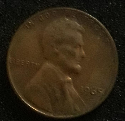 Imagem 2 de 4 de Moeda One Cent Ano 1965 Estados Unidos