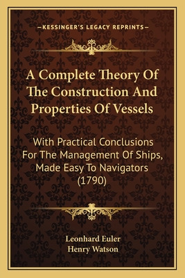 Libro A Complete Theory Of The Construction And Propertie...