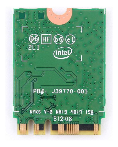 Wireless Dual Band Ac Bluetooth 5.0 Intel 9260ngw Ngff M.2 (Usado)