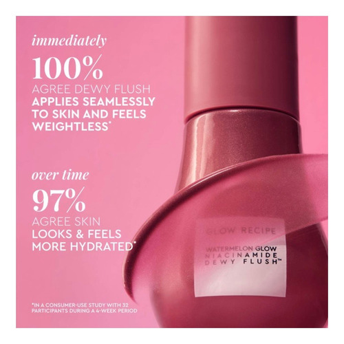 Glow Recipe Niacinamide Dewy Flush Brightening Serum Blush Watermelon Flush