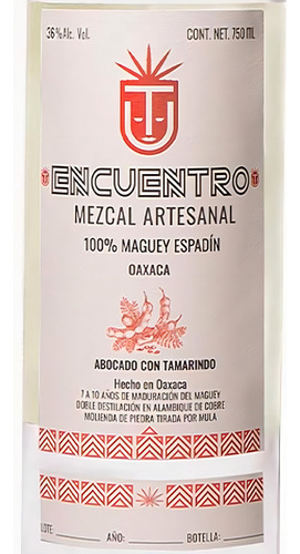 Pack De 2 Mezcal Encuentro Joven Abocado Con Tamarindo 750 M