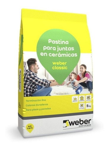 Pastina Weber Classic X 5kg Perlato Ceramicos