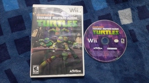 Turtles Nickelodeon Sin Instructivo Para Nintendo Wii