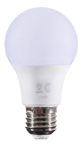 Imagen 3 de 6 de 10 Lámparas Led Sica 7w - Clásica - Luz Fría - Bajo Consumo