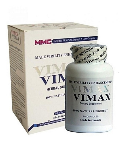 Vimax 60caps Herbal Supplement Original Feito No Canada