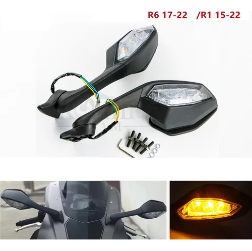Aplicable A Espejos Para Yamaha R1 R6 2017-2023