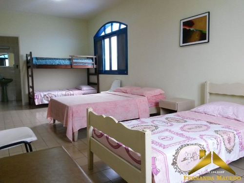 Oportunidade De Investimento. Sobrado Pousada Pé Na Areia Em Frente Praia Das Conchas Em Itanhaém. - Ca00029 - 34109832