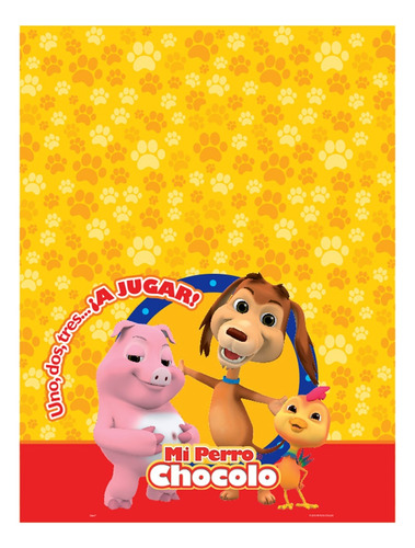 Mantel Para Cumpleaños Mi Perro Chocolo 