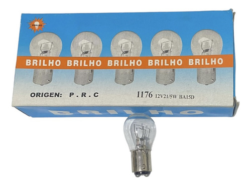 Lâmpada 2 Polos 12v 1176 Chana Rely Lifan Chery Dfm Caoa C.