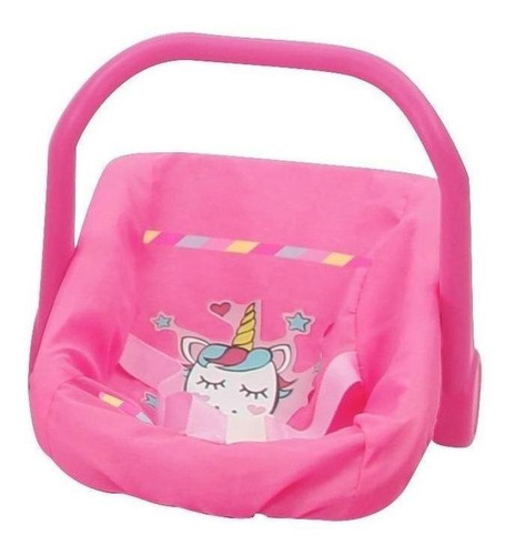 Imagen 3 de 4 de Carriolita De Muñecas Prinsel Tris Doll Unicornio Corral