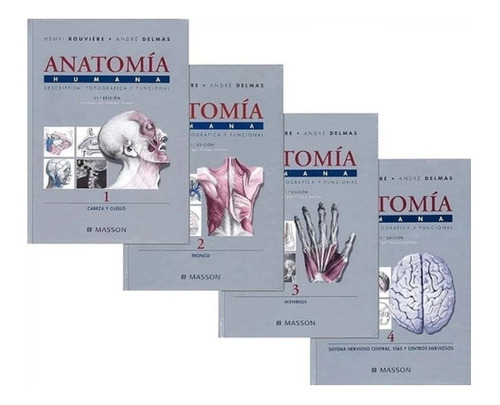 Rouviere - Anatomia Humana (4 Tomos) Ed.11 - Rouviere, Henri