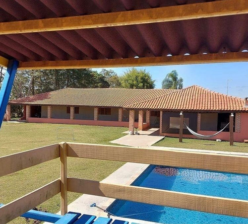 Imagem 9 de 23 de Chácara 1 Alqueire, Casa Com 3 Quartos, 1 Suíte, Churrasqueira, Fogão A Lenha, Piscina, Playground, Lago, Pasto Para 5 Cabeças De Gado - Ch00109 - 69743413