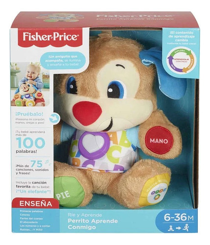 Fisher Price Ríe Y Aprende Perrito Aprende Conmigo