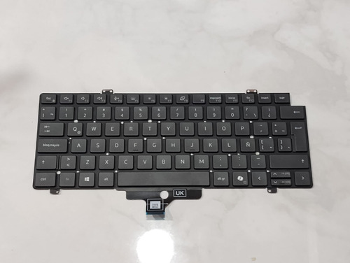 Teclado Para Dell Latitude 5420 7420 7520 2021 0k5xt4 Luz Negro Español Latinoamérica