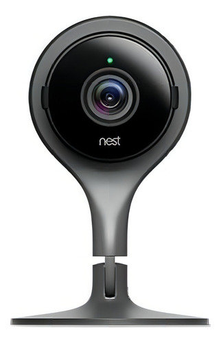 Cámara de seguridad Google Indoor Nest Cam con resolución de 2MP visión nocturna incluida negra