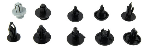 Clips De Cierre Bumper Auto Set, 100 Unidades, Mezclados