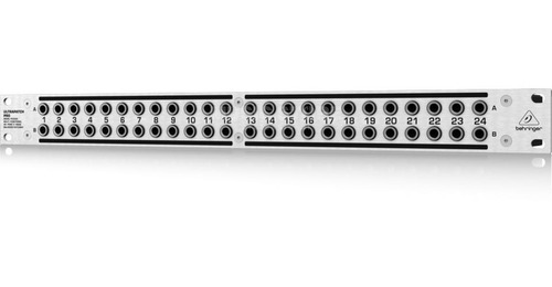Imagen 2 de 10 de Behringer Px3000 Patchera En Una Unidad Rack 48 Puntos