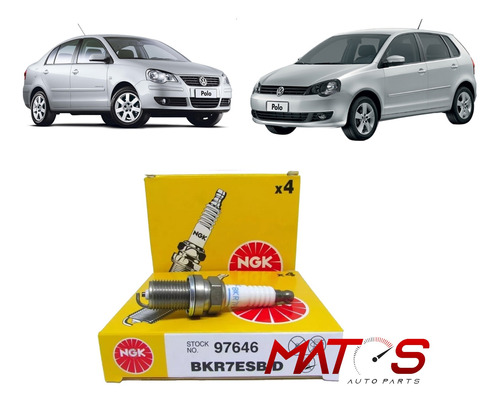 Velas De Ignição Ngk Polo 1.6 Comfortline 2007 2008 Original