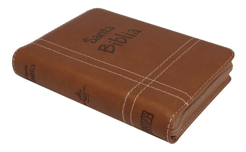 Biblia Reina Valera 1960 Mediana Cierre Café Letra Mayor
