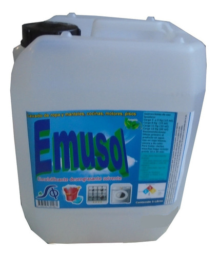 Emusol Desengrasante Emulsificante Universal 5 Litros