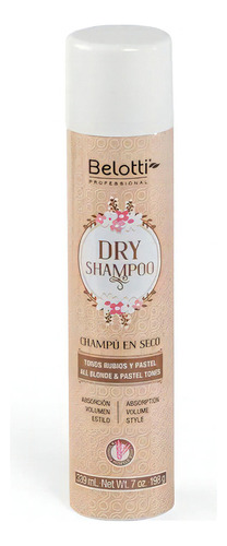 Shampoo En Seco Belotti - Ml - mL a $106