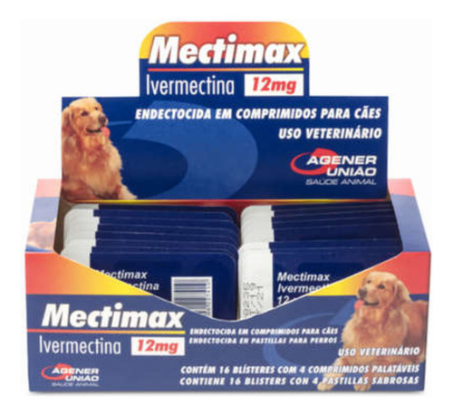Mectimax Ivermectina 12mg 4 Comprimidos