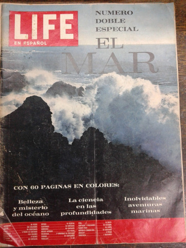 Life En Español Enero 1963 * Numero Especial Sobre El Mar *