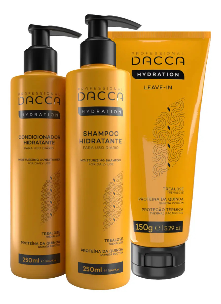Dacca Home Care Shampoo Condicionador Leave-in Profissional