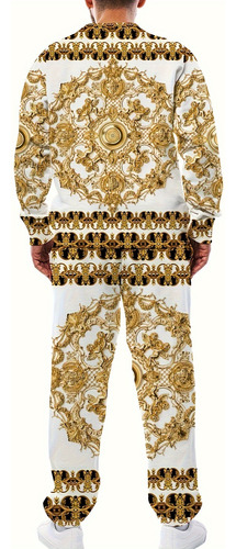 Conjunto De Playera Y Pantalón De Manga Larga Con Estampado