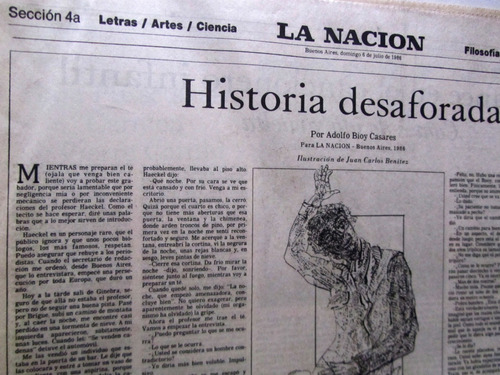 Historia Desaforada Adolfo Bioy Casares 1ra Edicion 1986