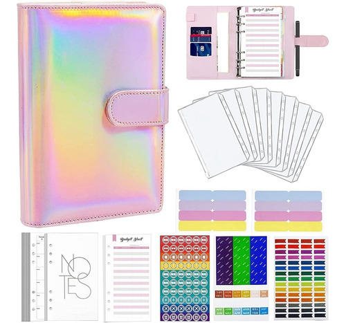 Budget Binder - Cuaderno Con Anillas (tamaño A6) Con Sobre T