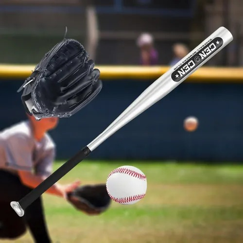 Juego De Bate De Béisbol Con Guante Y Pelota De Béisbol