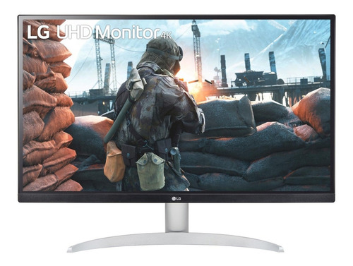 Imagen 1 de 5 de Monitor gamer LG 27UP600 LCD 27" blanco y negro 100V/240V