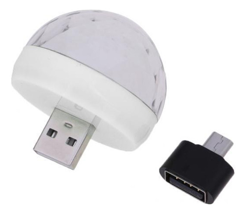 6 Usb Mini Discoteca De Lámpara Portátil Led Decoración