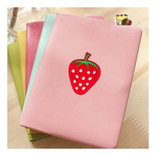 10 Parches De Fresa Roja Para Plancha, Diseño Único