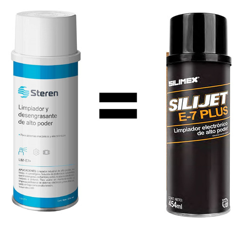 Silijet E7+ E7 Plus Marca Steren 454ml E7-plus Limpiador