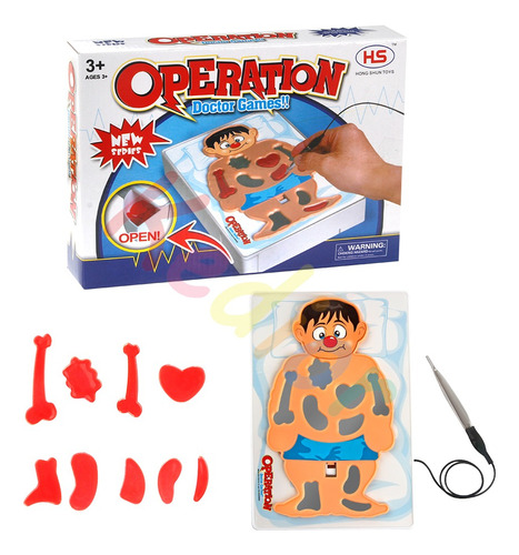 Juego Interactivo Doctor Operación Cuerpo Humano Didáctico