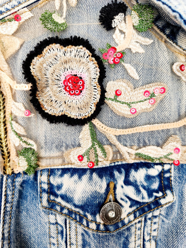 Campera De Jean Importada Mujer Desigual. Talle M. (Usado)