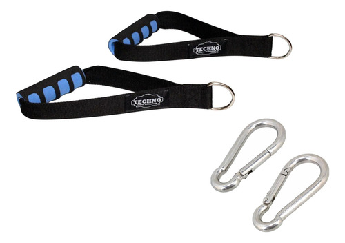 Agarraderas Tipo D Nylon Ajustables Gimnasio Maneral Polea