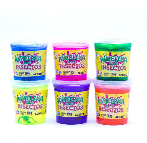 Kimeleka Slime Insectos Acrilex 180g