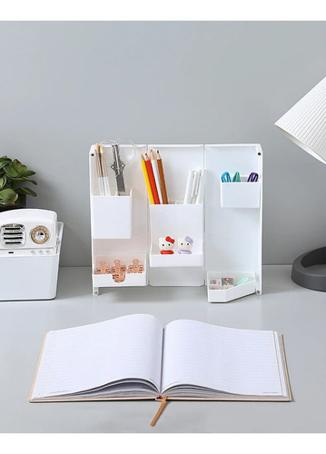 Organizador Plegable Portalápiz Papelería Estuche Maquillaje