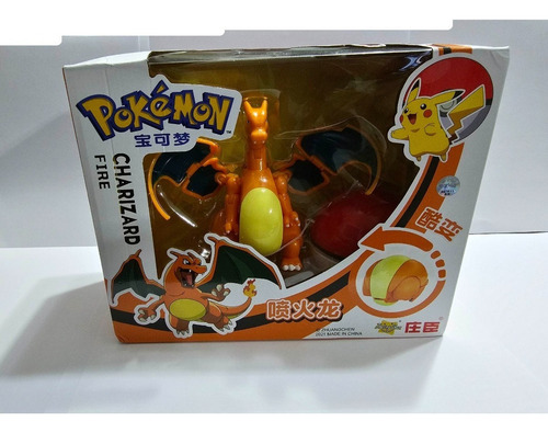 Figura Pokebola Videojuego Escarlet Pokemon Go Charizard (Reacondicionado)