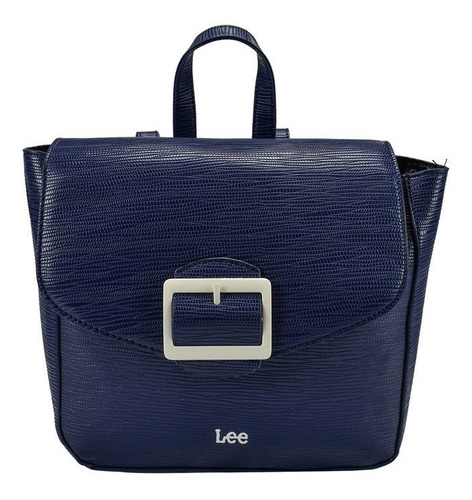 Bolsa Back Pack Marca Lee, Azul, A02008 Color Azul Marino