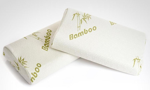 Set X 2 Almohadas Bamboo Ortopedica Memory Indeformable Orig