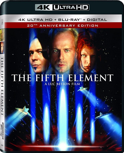 4k Ultra Hd + Blu-ray The Fifth Element / El Quinto Elemento