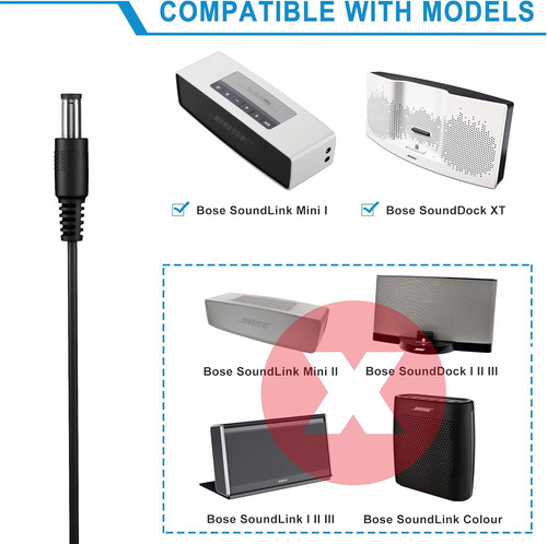 Adaptador Ac Dc De 12 V De Pwron Compatible Con Bose Soun...