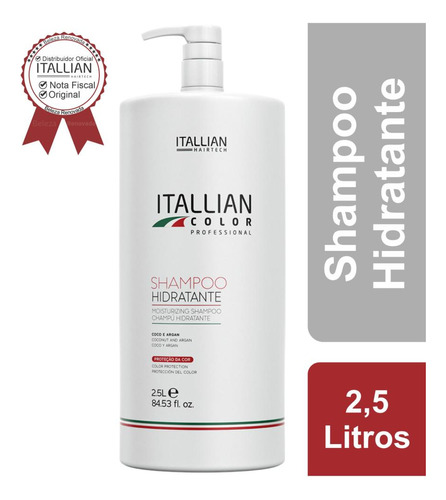 Shampoo De Lavatório Itallian Color 2,5l Original